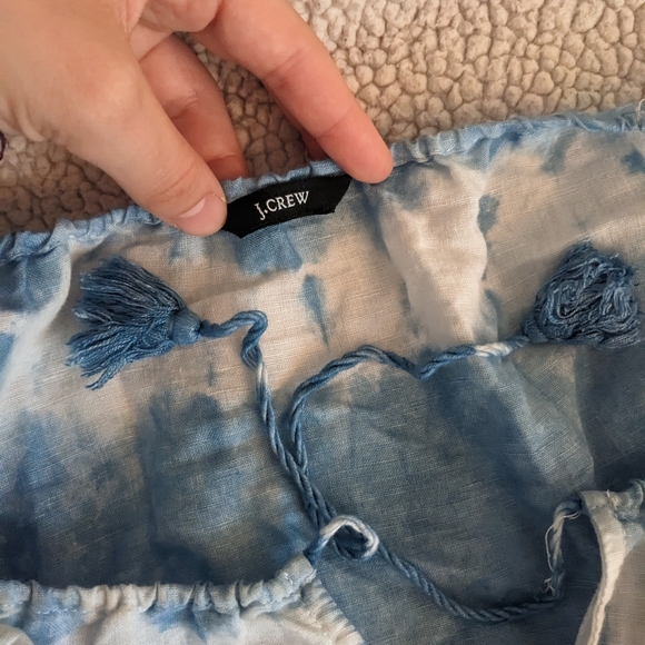 J. Crew dress hand dyed Indigo - Picture 4 of 5